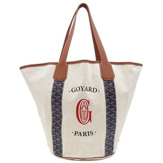 ゴヤール(GOYARD)のゴヤール GOYARD トートバッグ ベラーラ・バッグ PVC レザー ネイビー×ブラウン×アイボリー ベラーラ・バッグ　リバーシブル　  9163911 【保存袋】【中古】(トートバッグ)