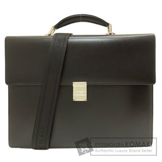 MONTBLANC - MONTBLANC ロゴ金具 ビジネスバッグ レザー メンズ