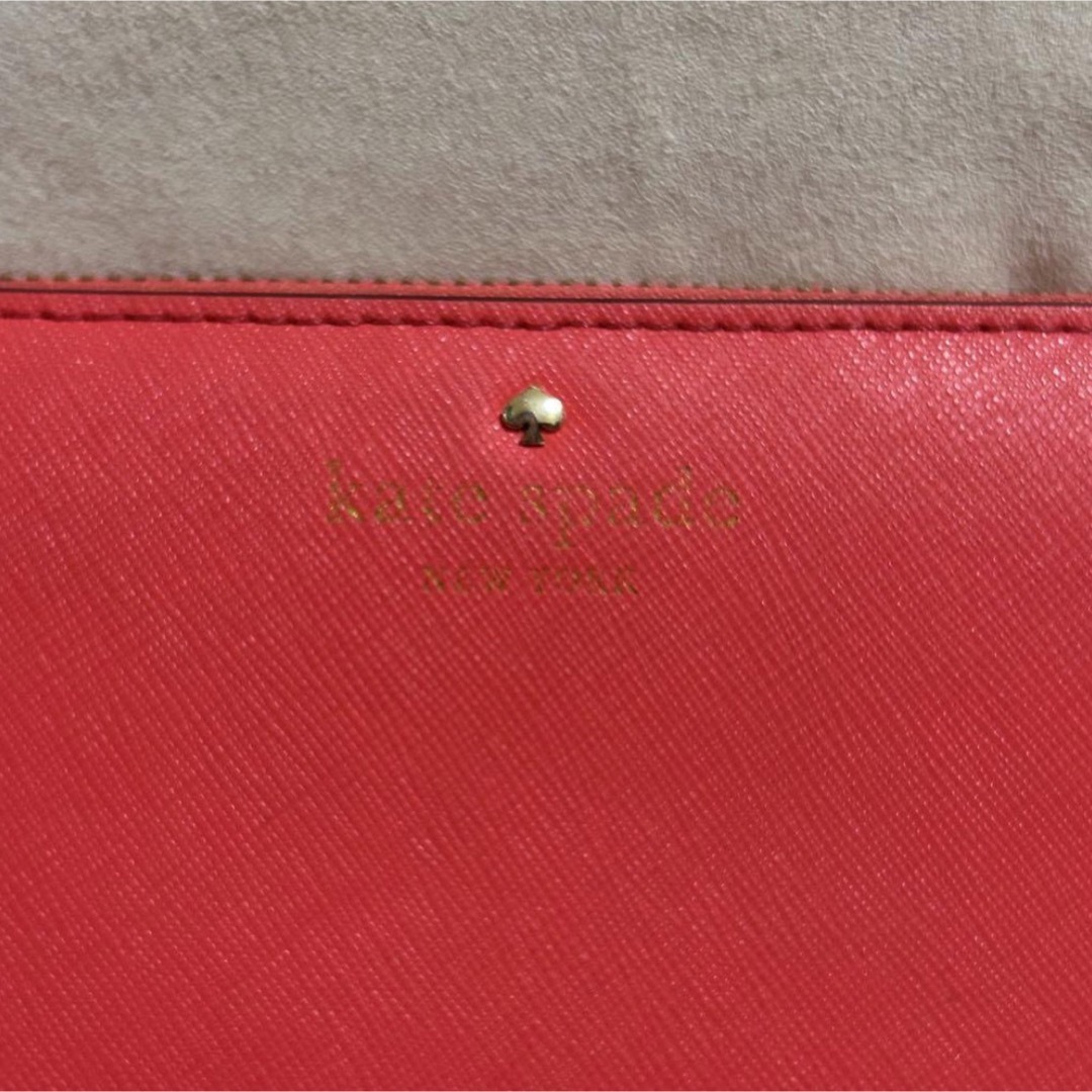 kate spade new york(ケイトスペードニューヨーク)のkate spade 長財布 個性的 ピンク ビビットピンク レディースのファッション小物(財布)の商品写真