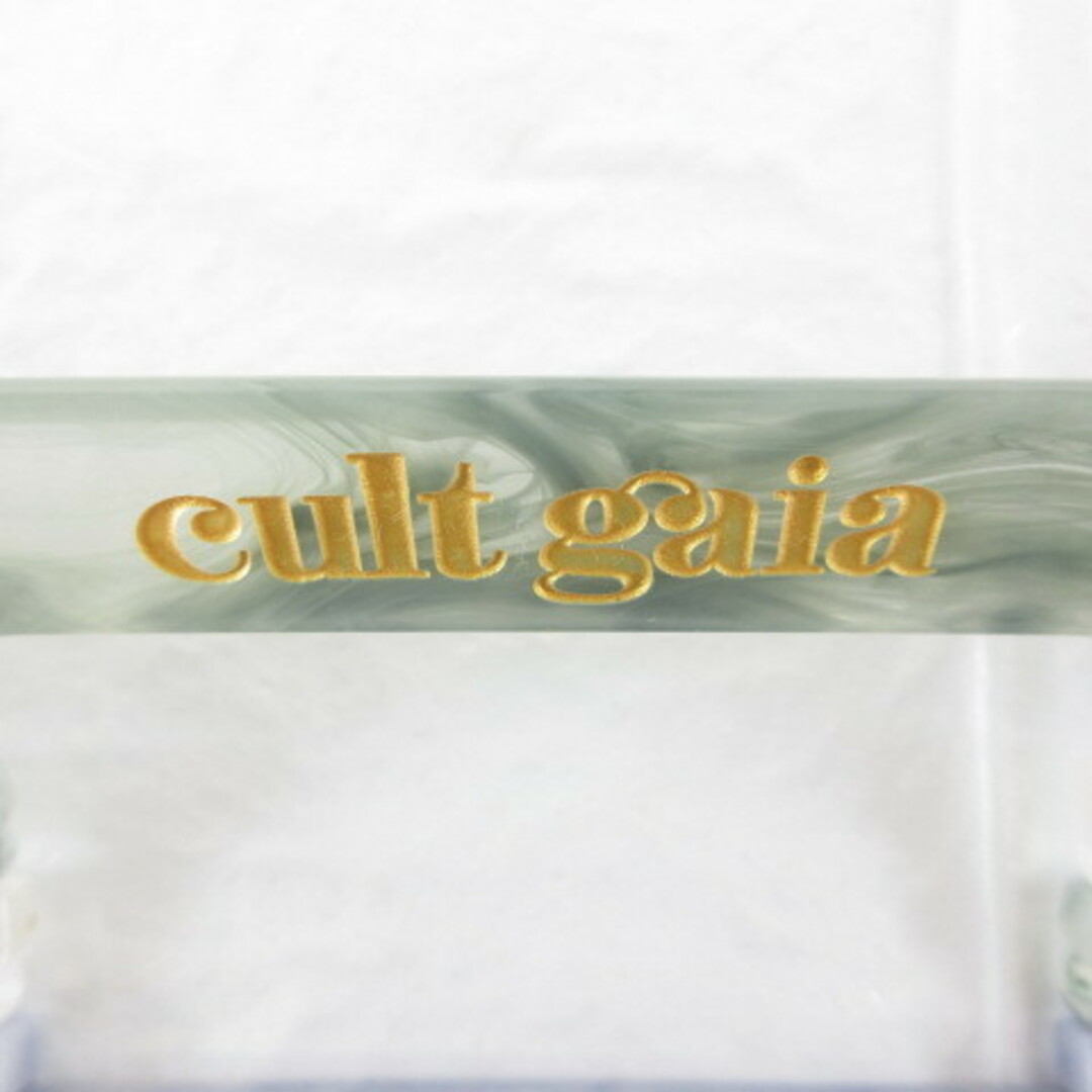 other(アザー)のカルトガイア cult gaia ハンドバッグ アクリル ハーフムーン 青 レディースのバッグ(ハンドバッグ)の商品写真