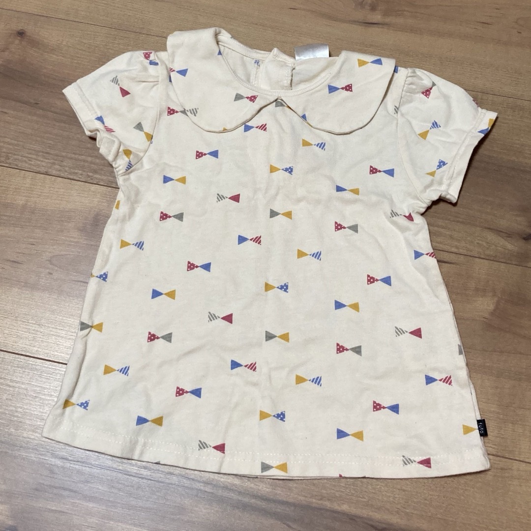 futafuta(フタフタ)の新品　90サイズ　フタフタ　トップス　リボン キッズ/ベビー/マタニティのキッズ服女の子用(90cm~)(Tシャツ/カットソー)の商品写真