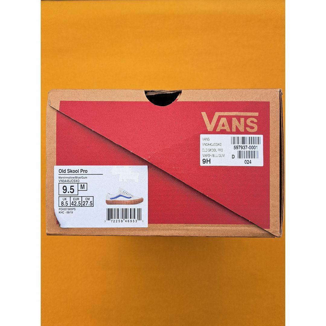 OLD SKOOL（VANS）(オールドスクール)のバンズ VANS OLD SKOOL PRO 27,5cm 白青ガム メンズの靴/シューズ(スニーカー)の商品写真