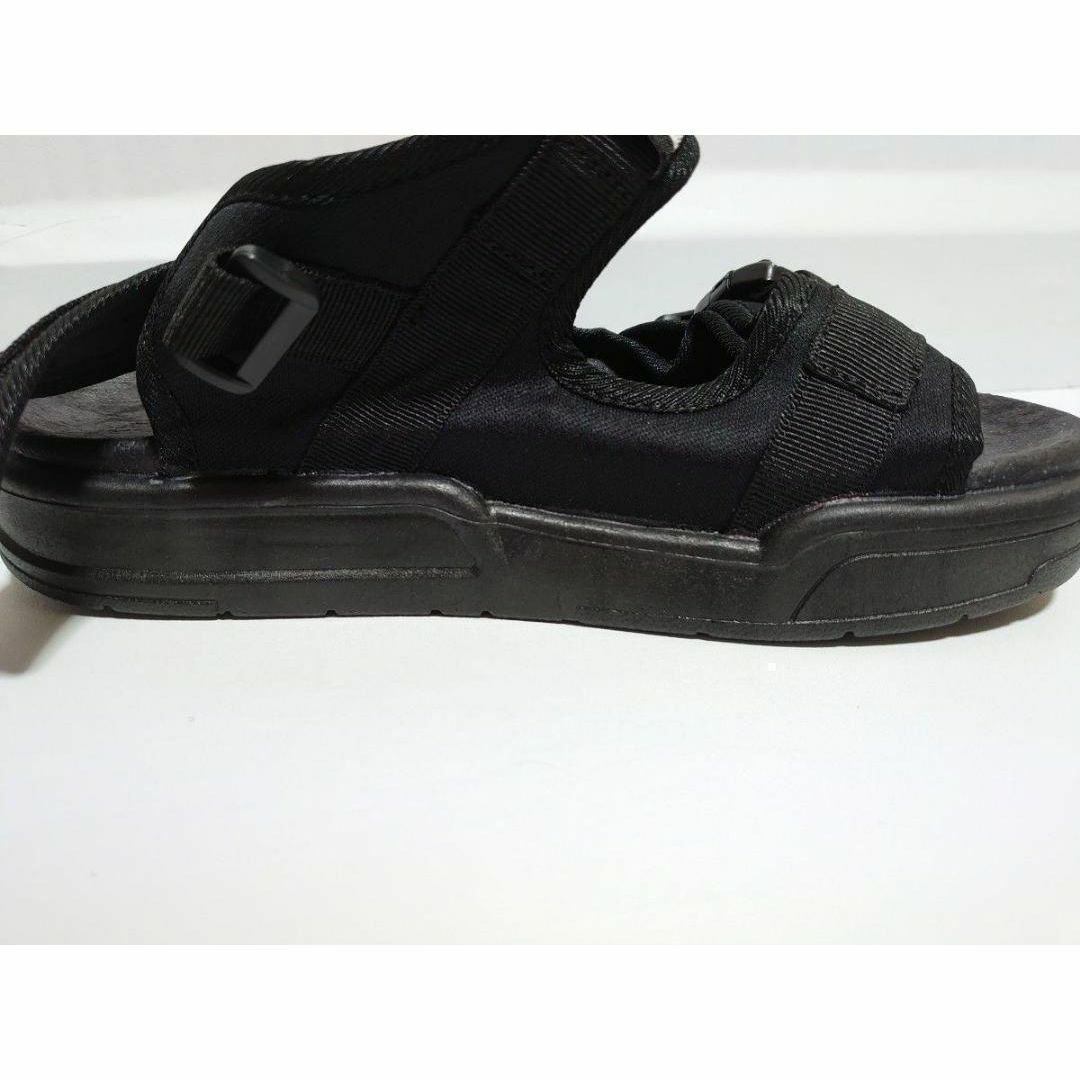 新品 24.0 厚底スポーツサンダル ブラック×ブラック　インスタグラマー愛用 レディースの靴/シューズ(サンダル)の商品写真