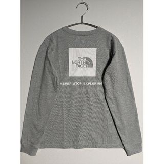 ザノースフェイス(THE NORTH FACE)のノースフェイス ロングスリーブバックスクエアロゴティー レディース Ｍサイズ(Tシャツ(長袖/七分))