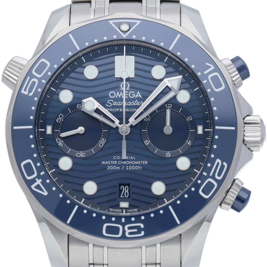 OMEGA(オメガ)のオメガ シーマスター ダイバー 300M コーアクシャル クロノグラフ 44mm Seamaster Diver 300M Co-Axial Master Chronometer Chronograph 44mm 210.30.44.51.03.001 箱 保証書 SS メンズ時計 ブルー 仕上げ済 美品 【中古】 メンズの時計(その他)の商品写真