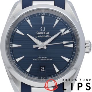 オメガ(OMEGA)のオメガ シーマスター アクアテラ 150M コーアクシャル マスター クロノメーター 38mm Seamaster Aqua Terra Co-Axial Master Chronometer 220.12.38.20.03.001 SS/ラバー メンズ時計 ブルー 仕上げ済 美品 【中古】(その他)