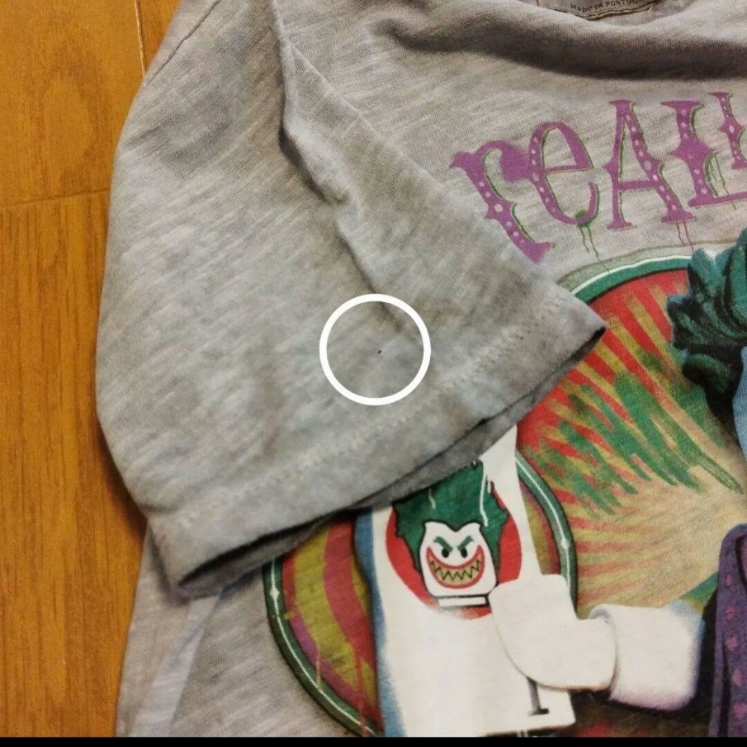ZARA KIDS(ザラキッズ)の半袖Tシャツ140 グレー　バッドマン　ジョーカー　ZARA キッズ/ベビー/マタニティのキッズ服男の子用(90cm~)(Tシャツ/カットソー)の商品写真