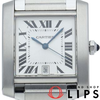 カルティエ(Cartier)のカルティエ タンク フランセーズ ウォッチ LM オートマチック Tank Francaise LM W51002Q3 箱 保証書 SS メンズ時計 シルバー 仕上げ済 美品 【中古】(その他)