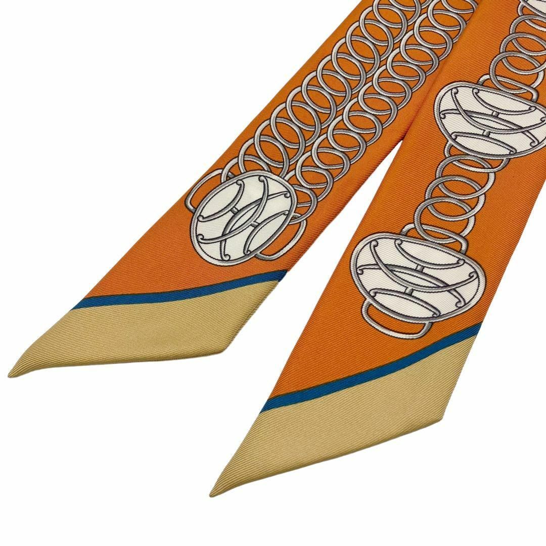 ⭐️良品⭐️ エルメス リフトプロフィール ツイリースカーフ 2本 ⭐️良品⭐️ エルメス リフトプロフィール ツイリースカーフ 2本