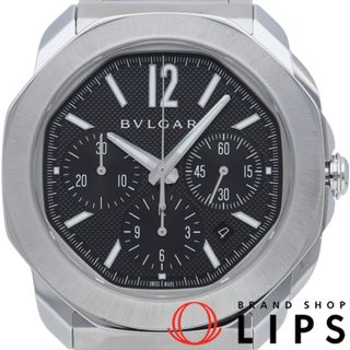 ブルガリ(BVLGARI)のブルガリ オクト ローマ ウォッチ 42mm クロノグラフ Octo Roma Cheonograph Watch OC42SCH/103471 箱 保証書 バンド SS メンズ時計 ブラック 美品 【新品】(その他)