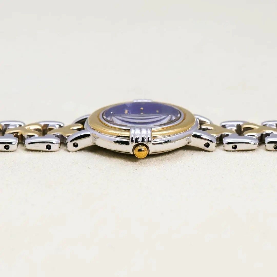 Yves Saint Laurent(イヴサンローラン)の《希少》イヴサンローラン 腕時計 ブルー Yベルト レディース ヴィンテージ t レディースのファッション小物(腕時計)の商品写真