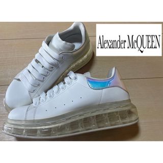 アレキサンダーマックイーン(Alexander McQueen)のレア　アレキサンダーマックイーン クリアソール　オーロラ　厚底　玉虫　スニーカー(スニーカー)