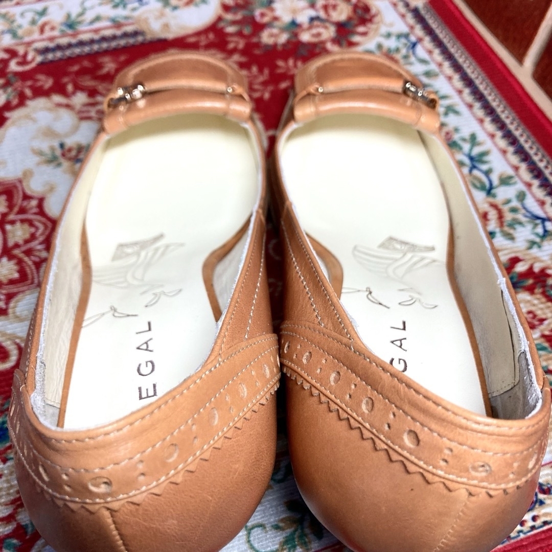 REGAL(リーガル)の[美品！]REGALブラウンウェッジソールパンプス24cm レディースの靴/シューズ(ハイヒール/パンプス)の商品写真