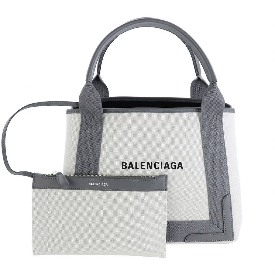 Balenciaga(バレンシアガ)のバレンシアガ バッグ ネイビーカバス S ナチュラル グリーアシェ トート レディースのバッグ(トートバッグ)の商品写真