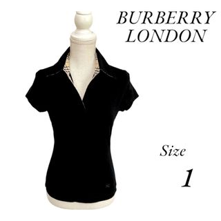 BURBERRY LONDON　バーバリーロンドン　半袖ポロシャツ　ノバチェック