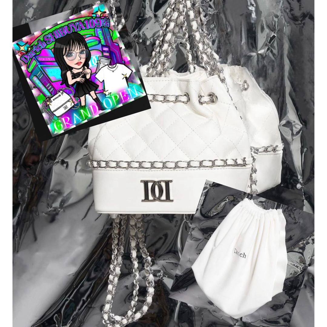 Darich ダーリッチ ノベルティ キルティングチェーンリュック Darich ダーリッチ ノベルティ キルティングチェーンリュック