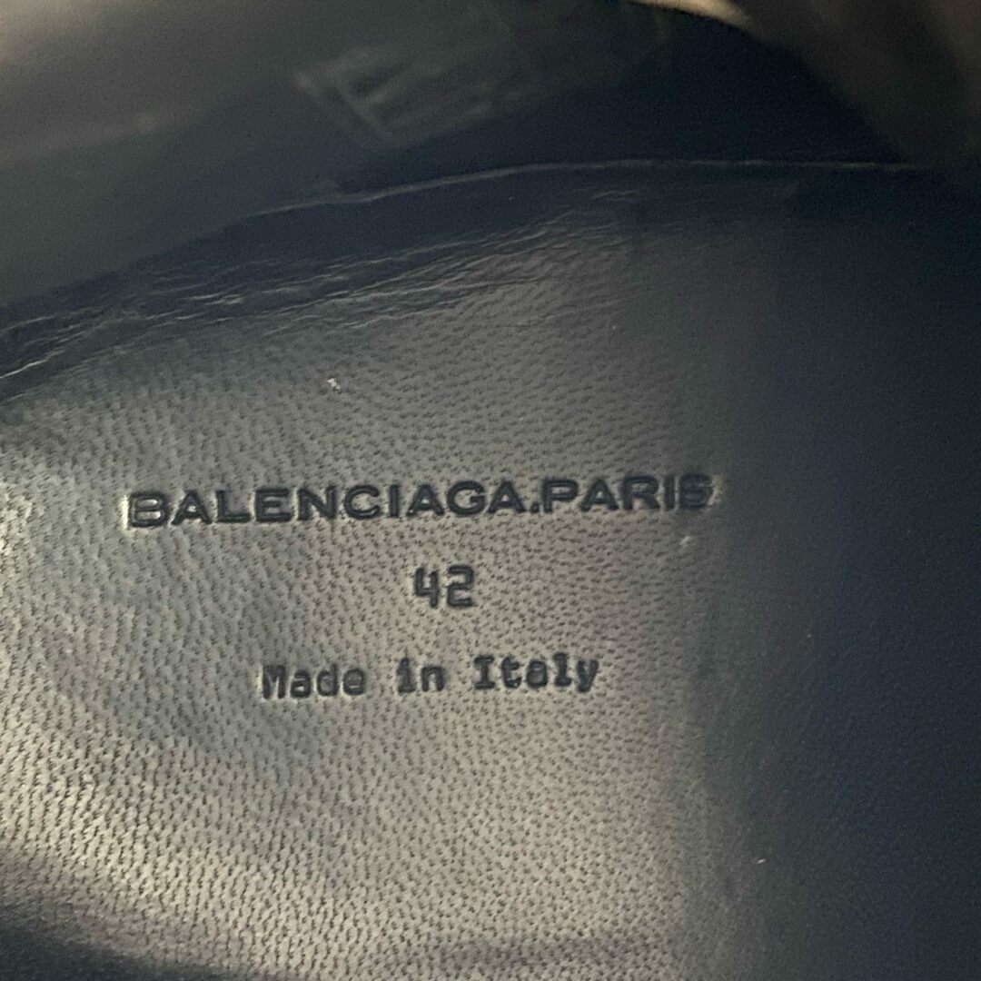 Balenciaga(バレンシアガ)の2d4 BALENCIAGA バレンシアガ ハイカットスニーカー 42 ネイビー シューズ イタリア製 クロコ型押し スエードレザー メンズの靴/シューズ(スニーカー)の商品写真