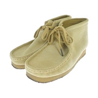 クラークス(Clarks)のclarks クラークス ブーツ 6 1/2(24.5cm位) ベージュ 【古着】【中古】(ブーツ)