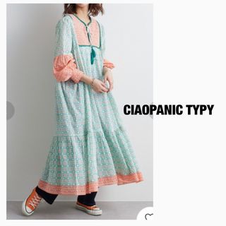 チャオパニックティピー(CIAOPANIC TYPY)のチャオパニックティピー 【india】キルティング切替ワンピース(ロングワンピース/マキシワンピース)