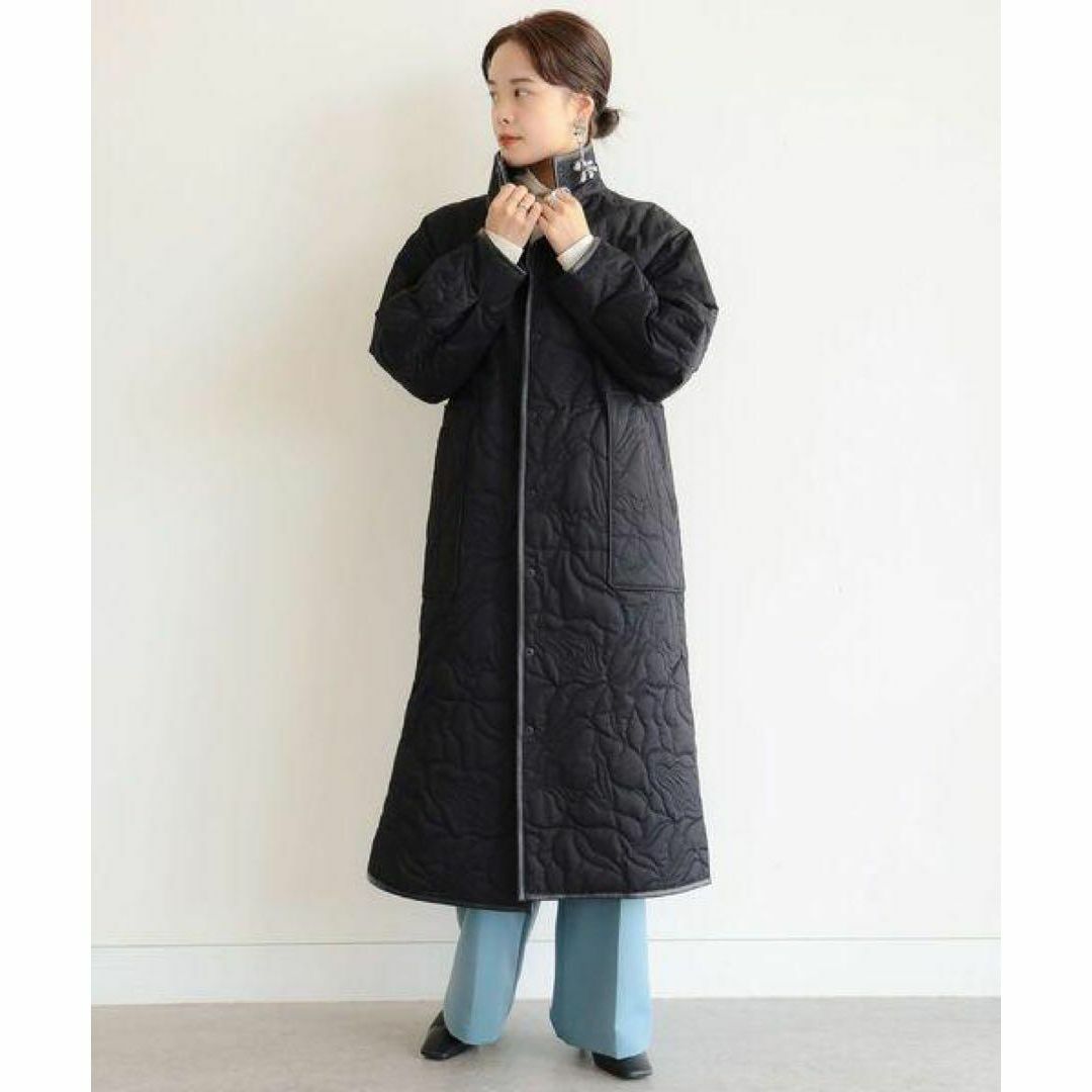 Ray BEAMS(レイビームス)の【ほぼ新品】RBS Ray BEAMS キルティング ロングコート レディースのジャケット/アウター(ロングコート)の商品写真