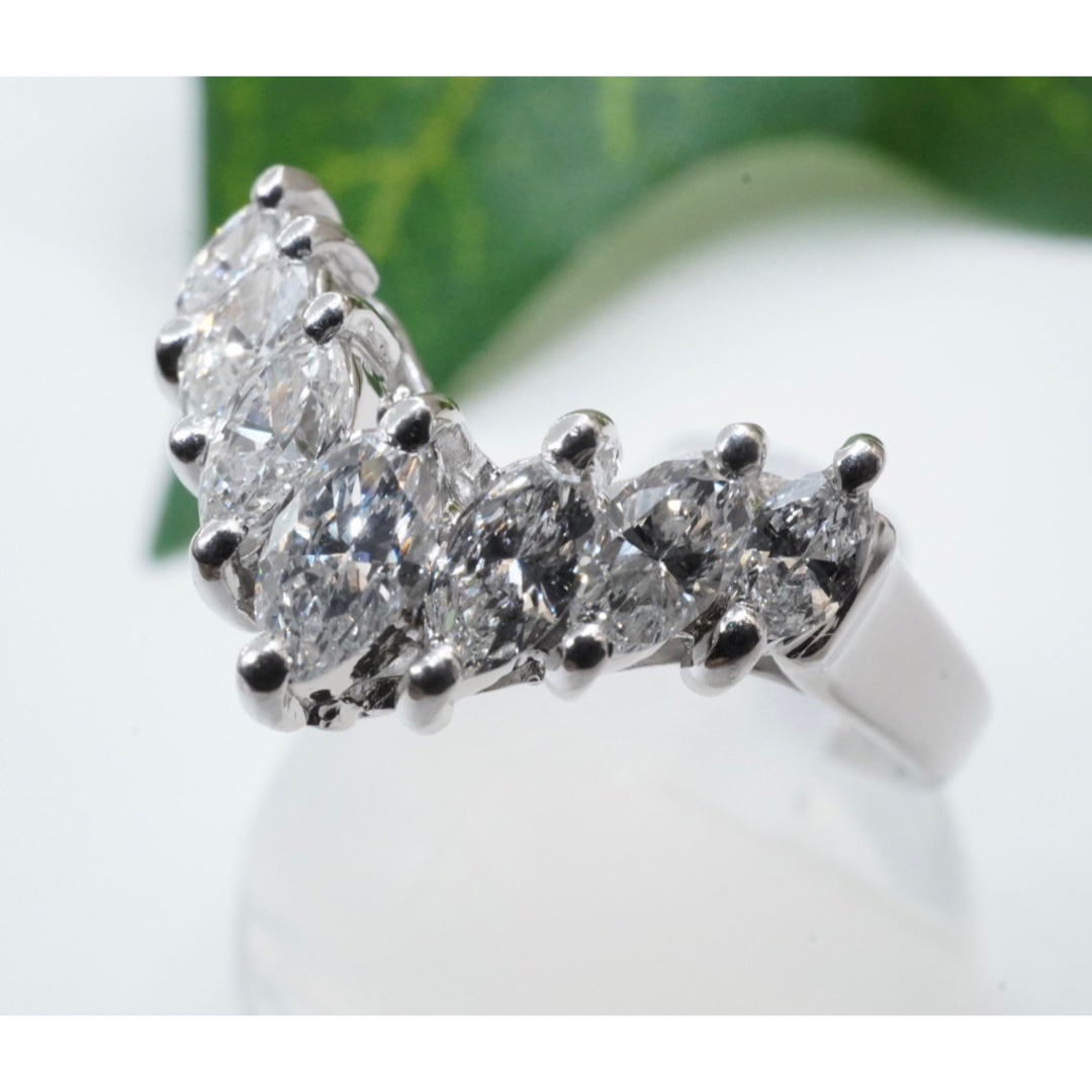 天然 ダイヤモンド 0.72ct リング プラチナ PT900 レディースのアクセサリー(リング(指輪))の商品写真