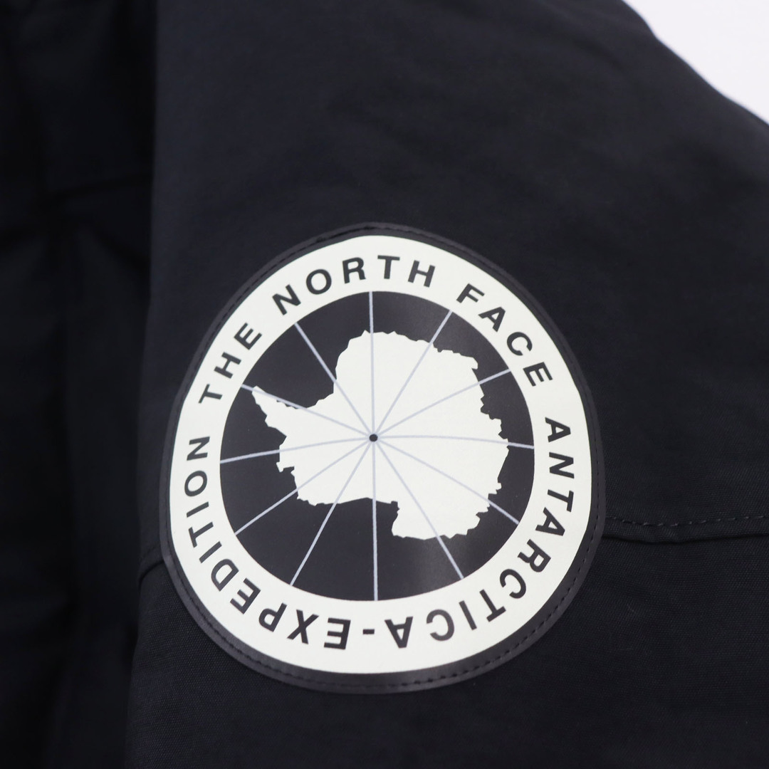 THE NORTH FACE(ザノースフェイス)の未使用品●THE NORTH FACE ザ・ノースフェイス ND92342 Antarctica Parka アンタークティカパーカ ファー ロゴワッペン付き フーデッドダウンジャケット ブラック XL 正規品 メンズ メンズのジャケット/アウター(ダウンジャケット)の商品写真