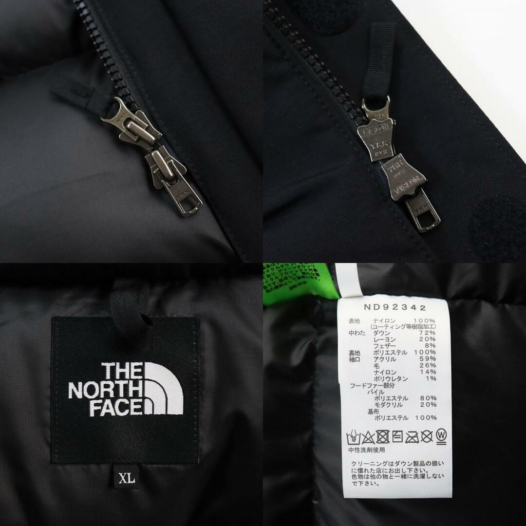 THE NORTH FACE(ザノースフェイス)の未使用品●THE NORTH FACE ザ・ノースフェイス ND92342 Antarctica Parka アンタークティカパーカ ファー ロゴワッペン付き フーデッドダウンジャケット ブラック XL 正規品 メンズ メンズのジャケット/アウター(ダウンジャケット)の商品写真