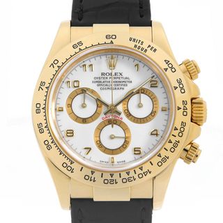 ロレックス(ROLEX)のロレックス デイトナ 116518 ホワイト アラビア K番 メンズ 中古 腕時計(腕時計(アナログ))