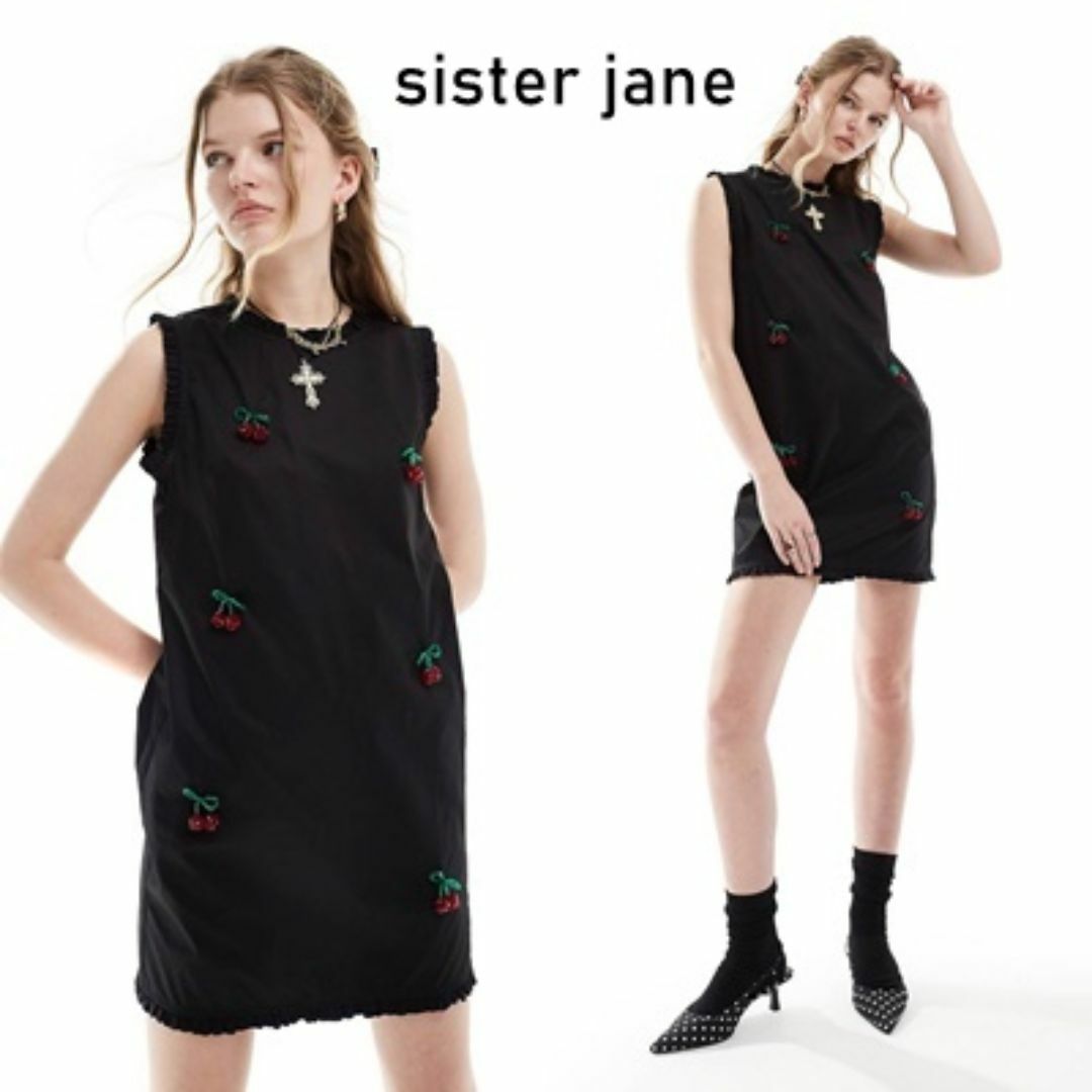 sister jane(シスタージェーン)のSister Jane チェリー ミニワンピース レディースのワンピース(ミニワンピース)の商品写真