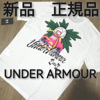 アンダーアーマー(UNDER ARMOUR)の【大人気残りわずか】新品　アンダーアーマー　メンズ　Tシャツ　XLサイズ　白(Tシャツ/カットソー(半袖/袖なし))
