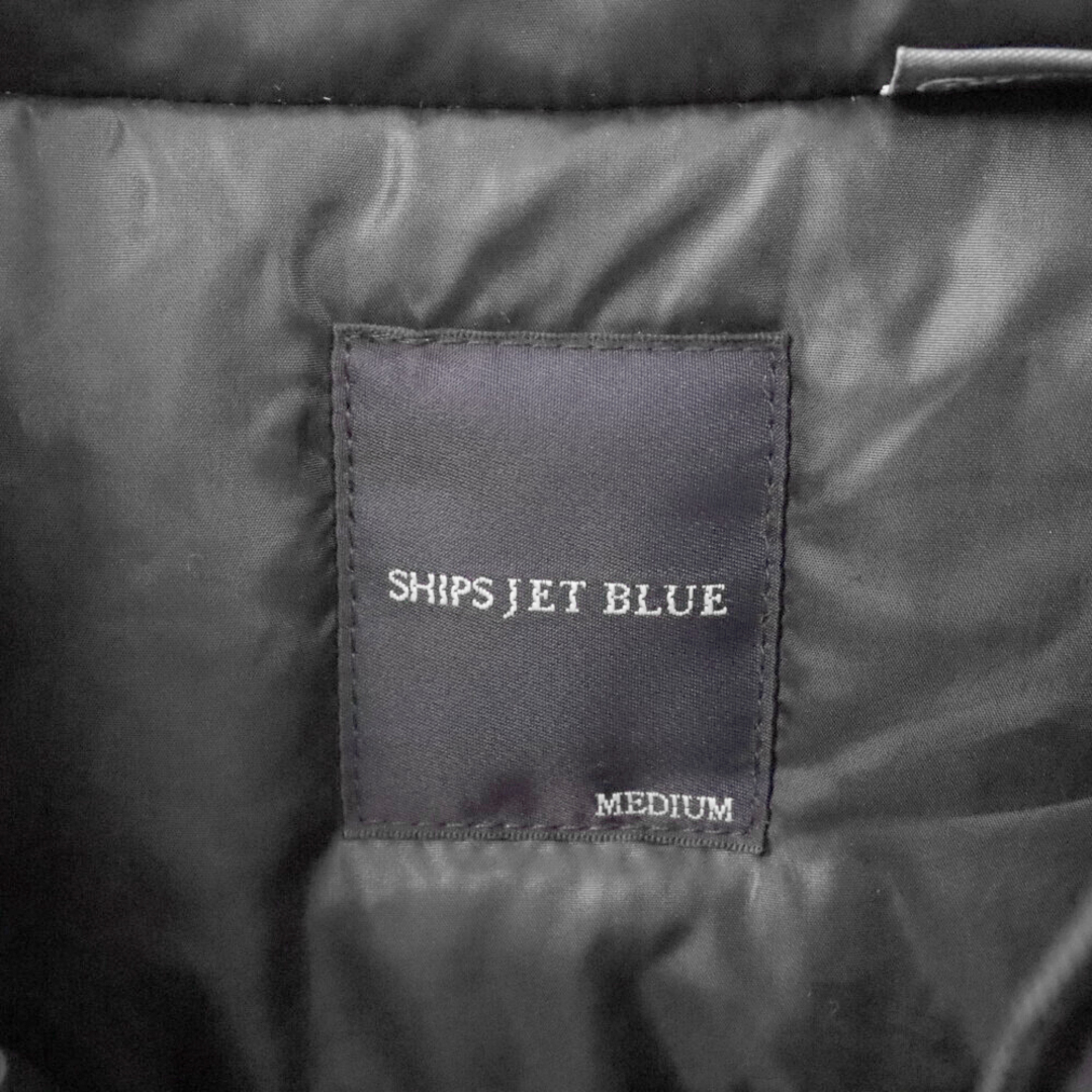 SHIPS JET BLUE(シップスジェットブルー)のSHIPS JET BLUE シップスジェットブルー THERMOLITE サーモライト ウールライク中綿入りジャケット ネイビー 124‐05‐0197‐7894 メンズのジャケット/アウター(フライトジャケット)の商品写真