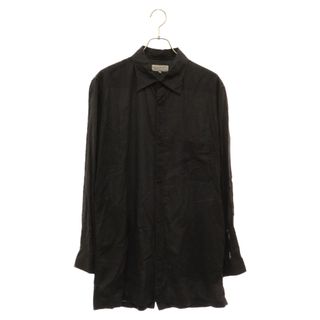 ヨウジヤマモト(Yohji Yamamoto)のYohji Yamamoto POUR HOMME ヨウジヤマモト プールオム 16AW バックスリット ロング 長袖ブラウス 長袖シャツ HR-B04-800 ブラック(シャツ)