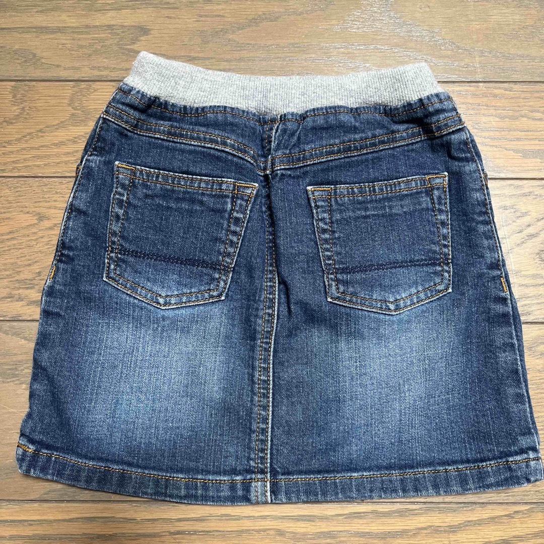 キッズ　デニムスカート　100サイズ キッズ/ベビー/マタニティのキッズ服女の子用(90cm~)(スカート)の商品写真