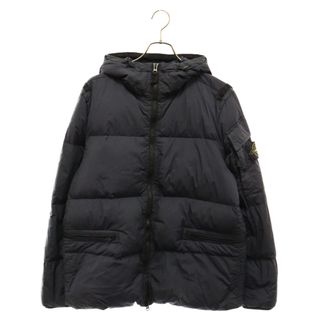 STONE ISLAND - STONE ISLAND ストーンアイランド 19AW Garment Dyed Hooded Down Jacket ガーメントダイ ナイロンフーデッド ダウンジャケット 711540223 ブラック