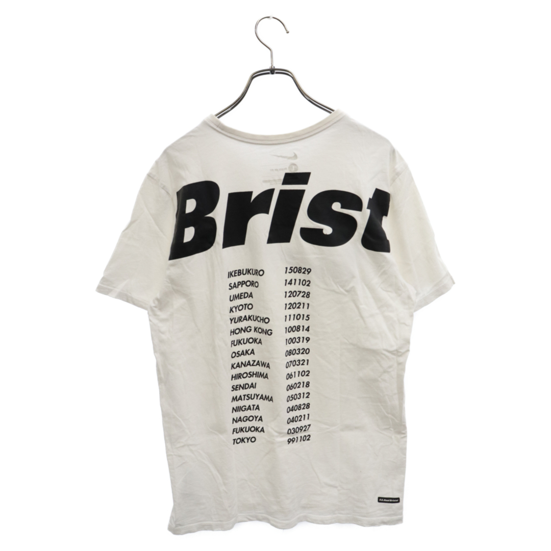 F.C.R.B.(エフシーアールビー)のF.C.R.B./F.C.Real Bristol/FCRB エフシーアールビー/エフシーレアルブリストル ×NIKE TOUR ANNIVERSARY TEE 835626-100 ナイキ バックロゴプリント 半袖Tシャツ ホワイト メンズのトップス(Tシャツ/カットソー(半袖/袖なし))の商品写真