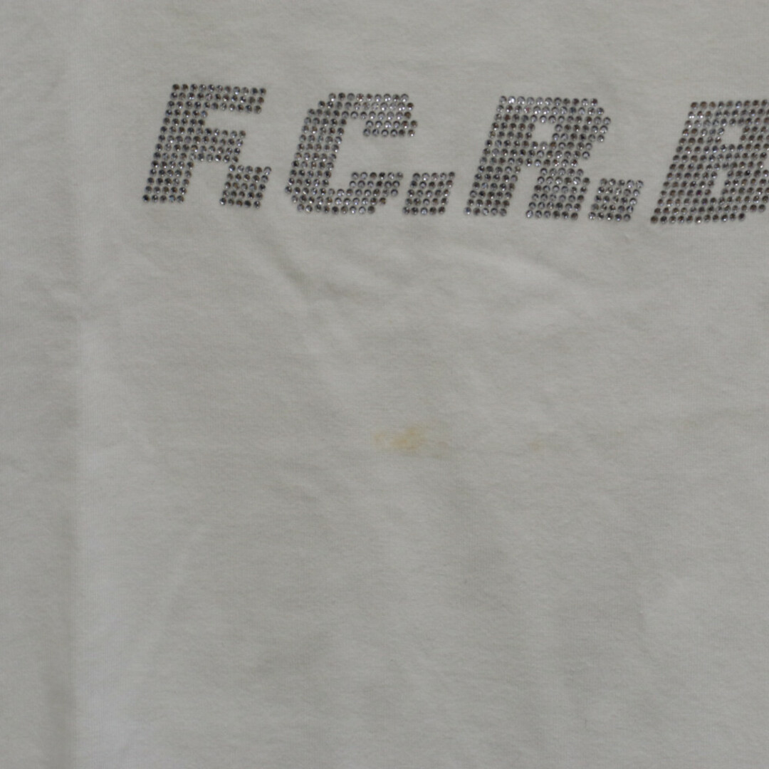 F.C.R.B.(エフシーアールビー)のF.C.R.B./F.C.Real Bristol/FCRB エフシーアールビー/エフシーレアルブリストル ×NIKE Rhinestone White T-Shirt 707783-100 ナイキ ラインストーン 半袖Tシャツ ホワイト メンズのトップス(Tシャツ/カットソー(半袖/袖なし))の商品写真