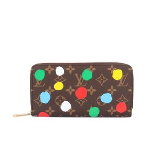 ルイヴィトン(LOUIS VUITTON)のルイヴィトン ジッピーウォレット 草間彌生コラボ モノグラム 長財布 モノグラムキャンバス M81864 レディース LOUIS VUITTON  中古(財布)