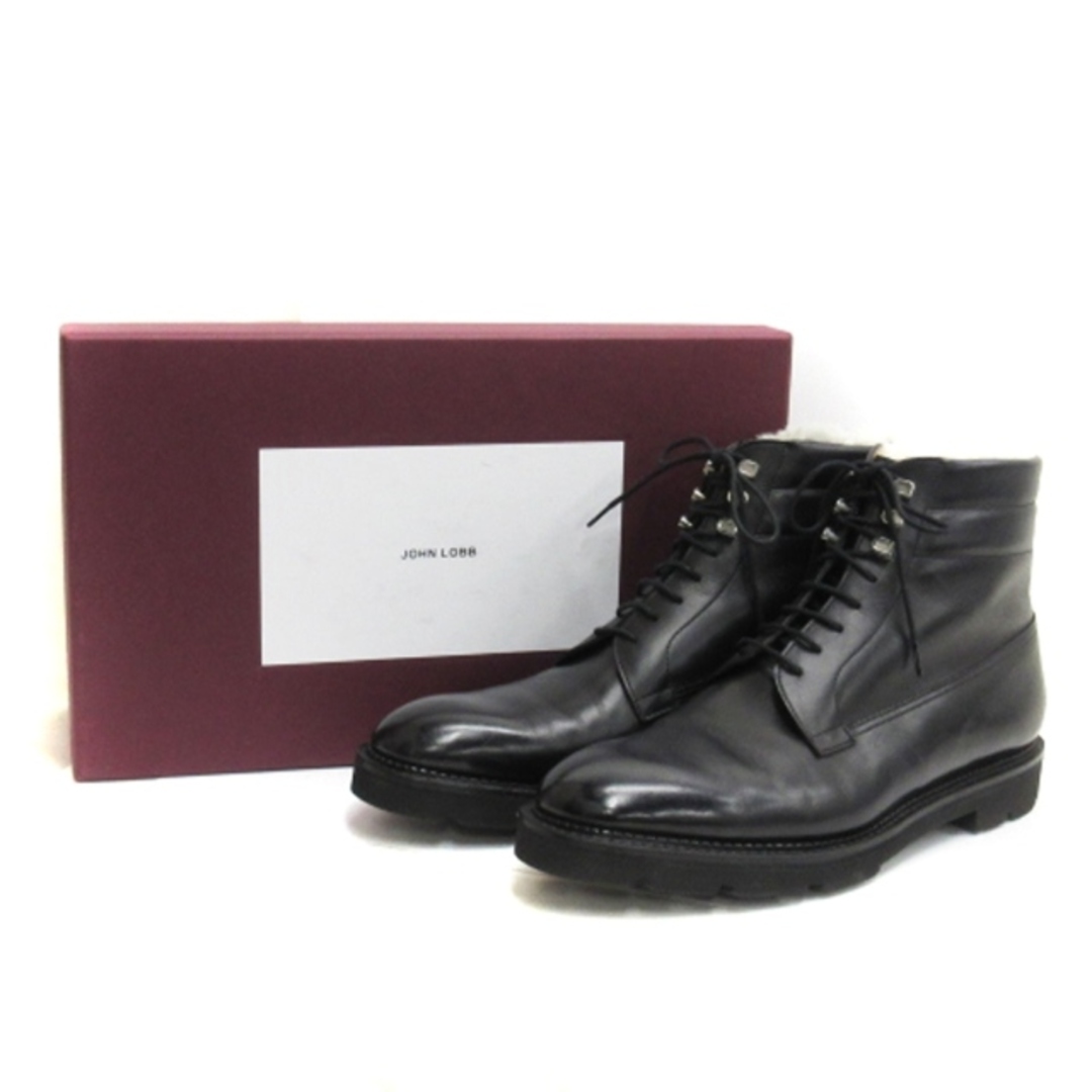 JOHN LOBB - ジョンロブ ALDER ブーツ レザー ボア 英国製 JOHN LOBB - ジョンロブ ALDER ブーツ レザー ボア 英国製