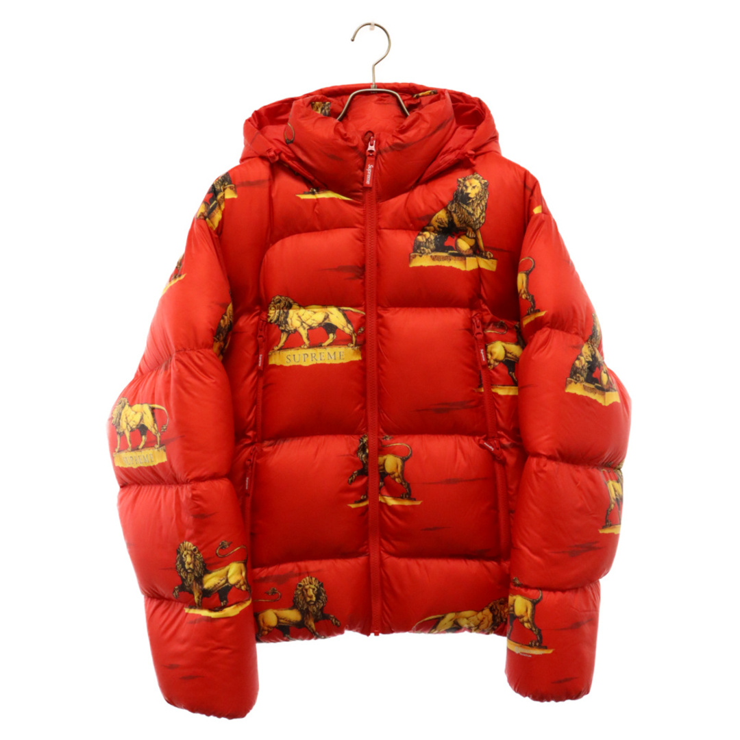 Supreme(シュプリーム)のSUPREME シュプリーム 23AW Featherweight Down Puffer Jacket Lions フェザーウェイト ダウン パファー ジャケット ライオンズ レッド メンズのジャケット/アウター(ダウンジャケット)の商品写真