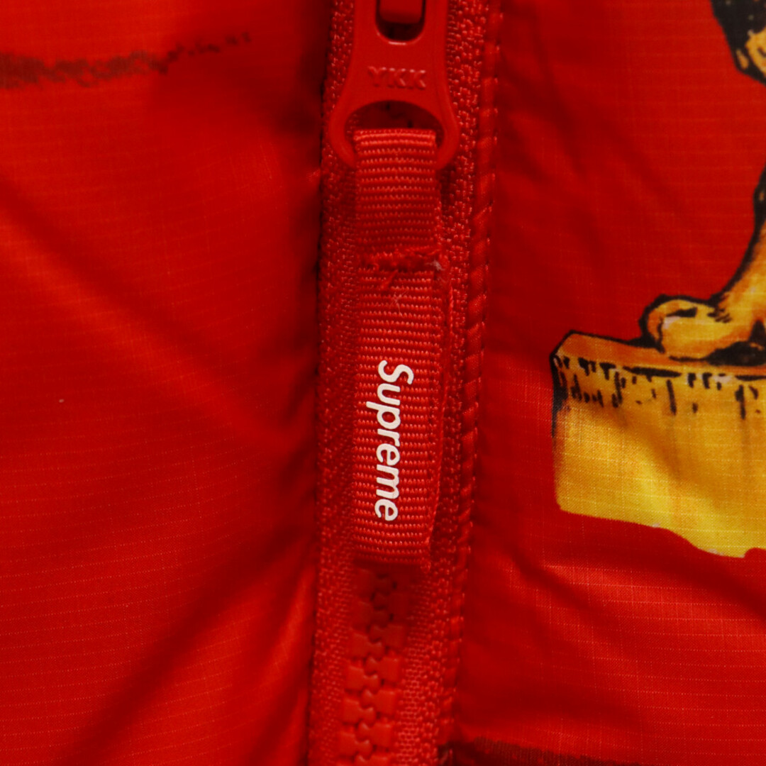 Supreme(シュプリーム)のSUPREME シュプリーム 23AW Featherweight Down Puffer Jacket Lions フェザーウェイト ダウン パファー ジャケット ライオンズ レッド メンズのジャケット/アウター(ダウンジャケット)の商品写真