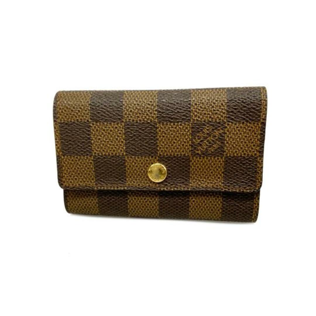 LOUIS VUITTON(ルイヴィトン)の【4ha0071-r】ルイヴィトン キーケース/ダミエ/ミュルティクレ6/N62630/エベヌ【中古】メンズ/レディース/ユニセックス レディースのファッション小物(キーケース)の商品写真