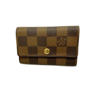 ルイヴィトン(LOUIS VUITTON)の【4ha0071-r】ルイヴィトン キーケース/ダミエ/ミュルティクレ6/N62630/エベヌ【中古】メンズ/レディース/ユニセックス(キーケース)