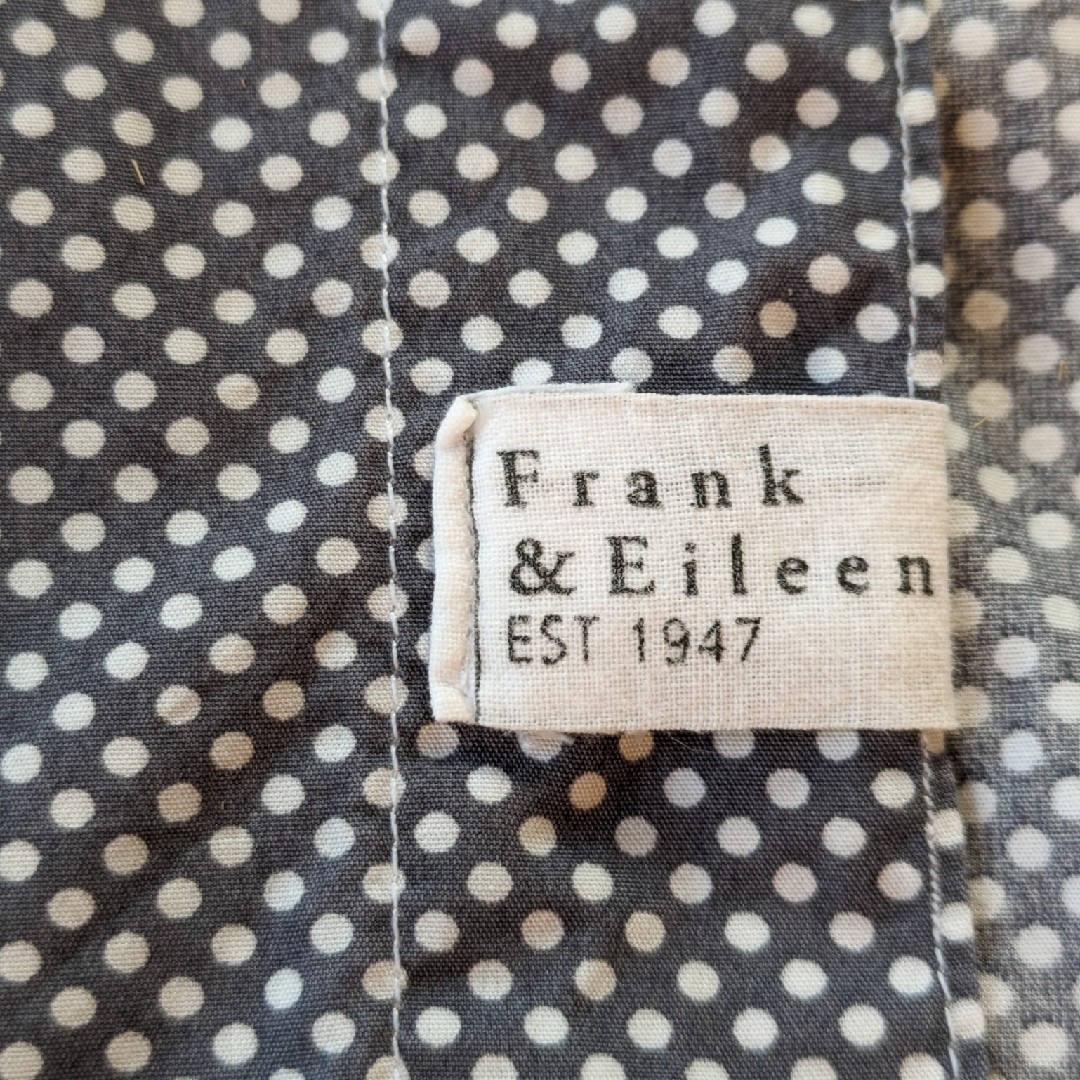 Frank&Eileen(フランクアンドアイリーン)のフランク＆アイリーン 長袖シャツ バリー シワ加工 ネイビー ドット xxs レディースのトップス(シャツ/ブラウス(長袖/七分))の商品写真