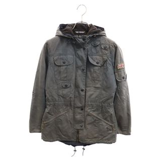 バーブァー(Barbour)のBarbour バブアー フーディー オイルド ジップアップ 長袖ジャケット カーキ 4035944(フライトジャケット)