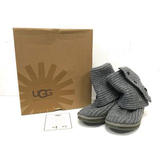 UGG AUSTRALIA - UGG アグ クラシックカーディニットブーツ グレー 24cm