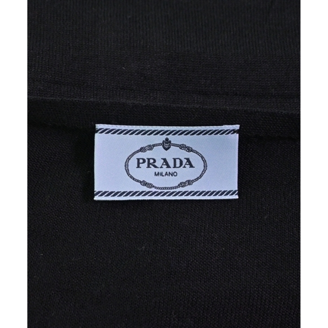 PRADA(プラダ)のPRADA プラダ カーディガン 36(XS位) 黒 【古着】【中古】 レディースのトップス(カーディガン)の商品写真