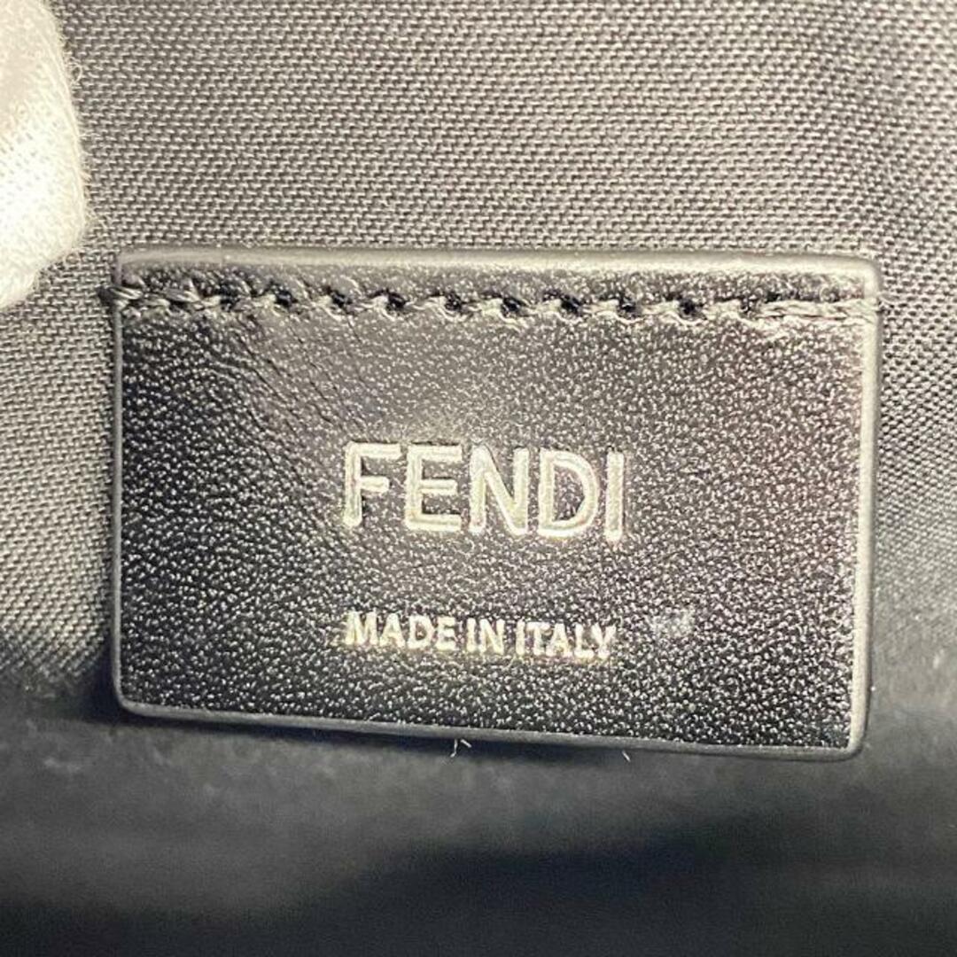 FENDI(フェンディ)の【4ha0145】フェンディ クラッチバッグ/レザー/アイボリー/カーキ/ブラウン/ブラック/イエロー/シルバー金具 【中古】 メンズ レディースのバッグ(トートバッグ)の商品写真