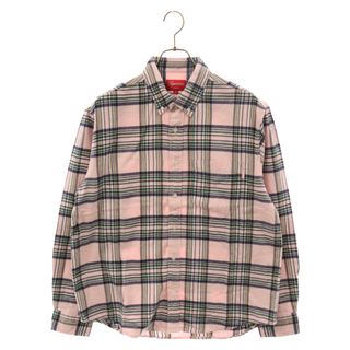 シュプリーム(Supreme)のSUPREME シュプリーム 20AW Tartan Flannel Shirt タータンチェック フランネル 長袖シャツ ピンク(シャツ)