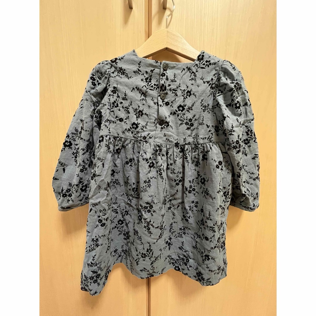 ZARA KIDS(ザラキッズ)のZARA キッズ　花柄　ワンピース　ドレス　チュニック　104 キッズ/ベビー/マタニティのキッズ服女の子用(90cm~)(ワンピース)の商品写真