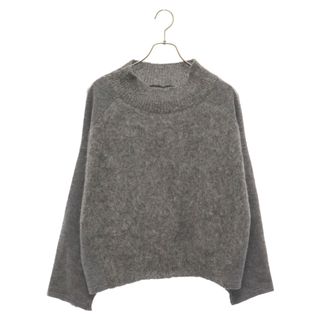 ワイズ(Y's)のY's ワイズ 17AW アルパカニット ボトルネック クロップド ニット セーター レディース グレー YK-T22-163(ニット/セーター)